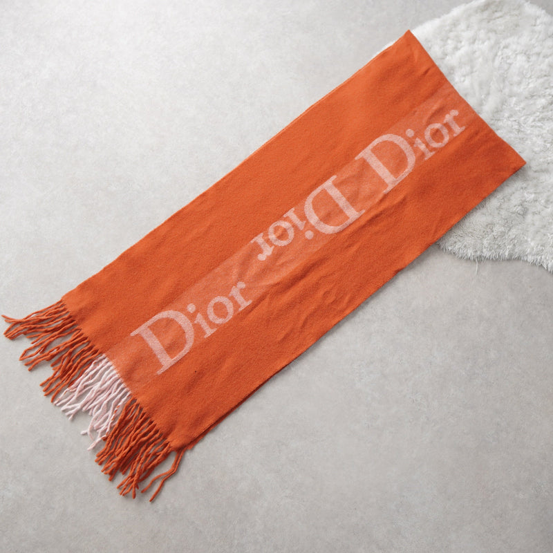 Logo Embroidery Cashmere Muffler｜Made in Scotland - NEWSED