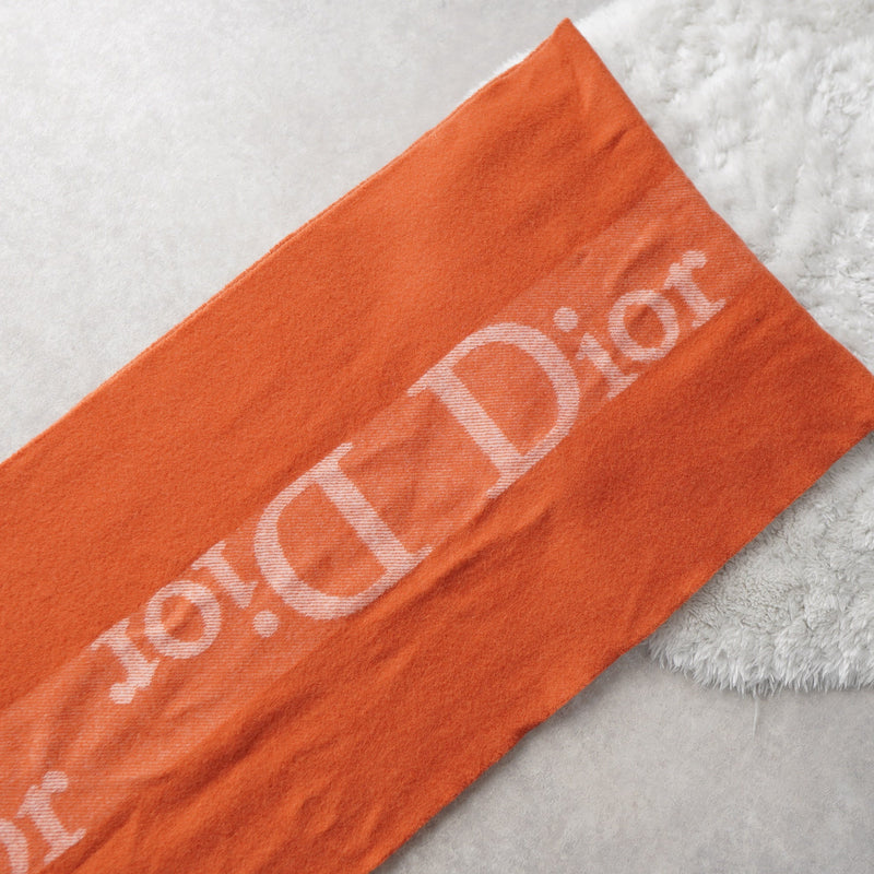 Logo Embroidery Cashmere Muffler｜Made in Scotland - NEWSED
