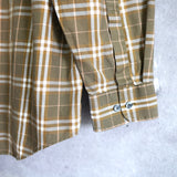 Logo Embroidery Check Pattern Shirt - NEWSED