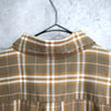 Logo Embroidery Check Pattern Shirt