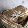 Logo Embroidery Check Pattern Shirt