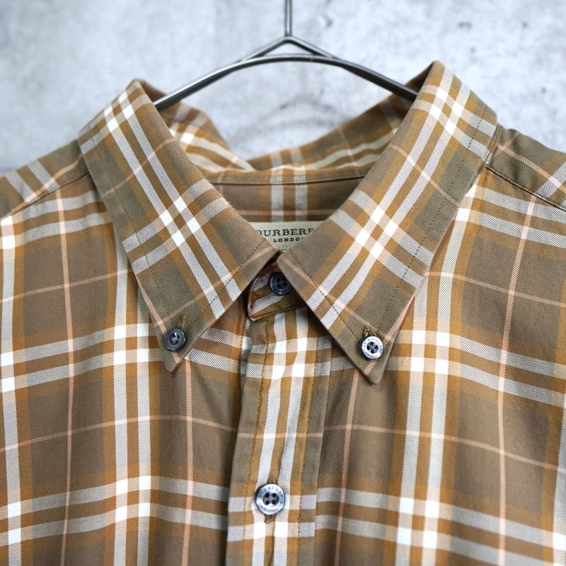 Logo Embroidery Check Pattern Shirt - NEWSED