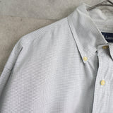 Logo Embroidery Check Shirt - NEWSED