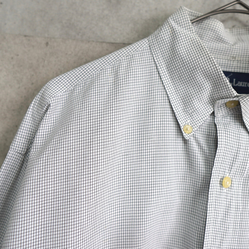 Logo Embroidery Check Shirt - NEWSED