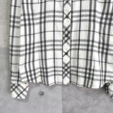 Logo Embroidery Check Shirt - NEWSED