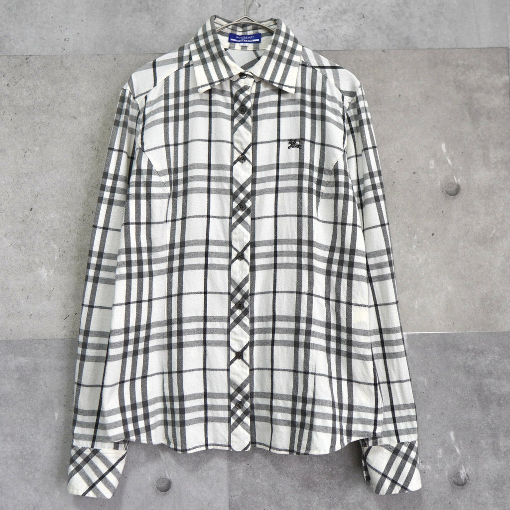 Logo Embroidery Check Shirt