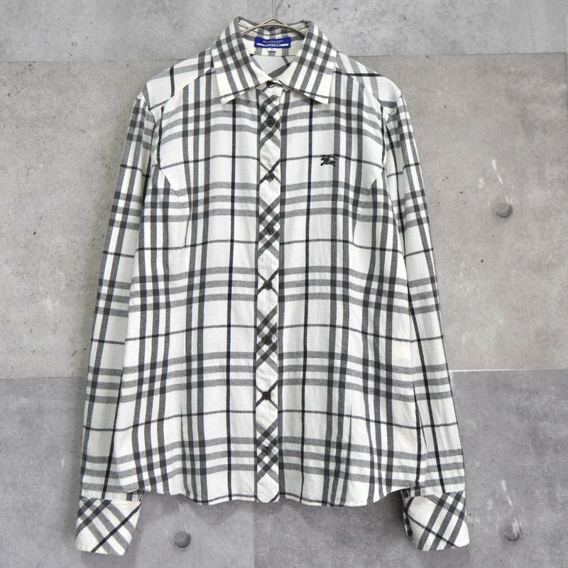 Logo Embroidery Check Shirt - NEWSED