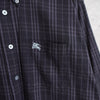 Logo Embroidery Check Shirt