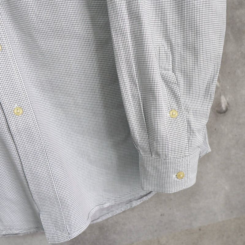 Logo Embroidery Check Shirt - NEWSED