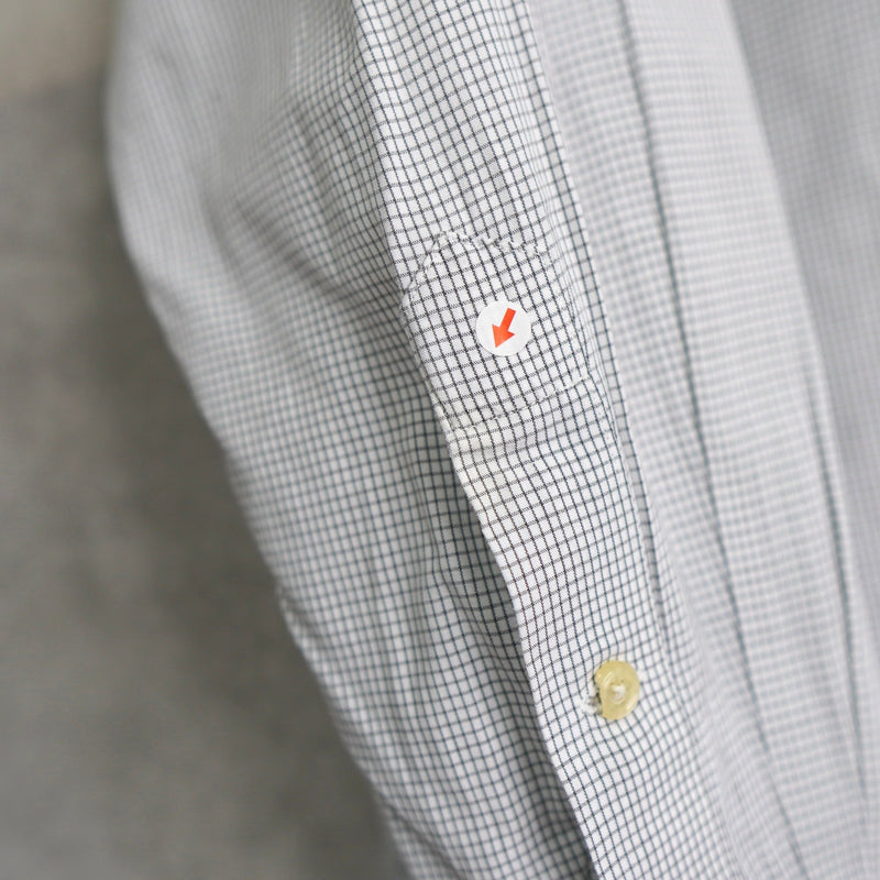 Logo Embroidery Check Shirt - NEWSED