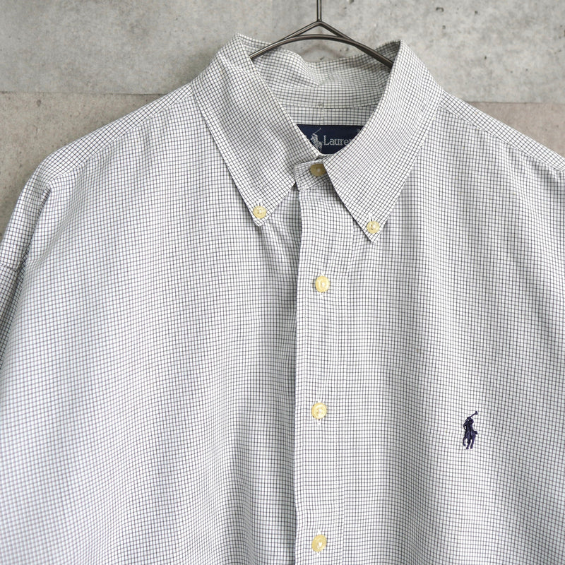 Logo Embroidery Check Shirt - NEWSED
