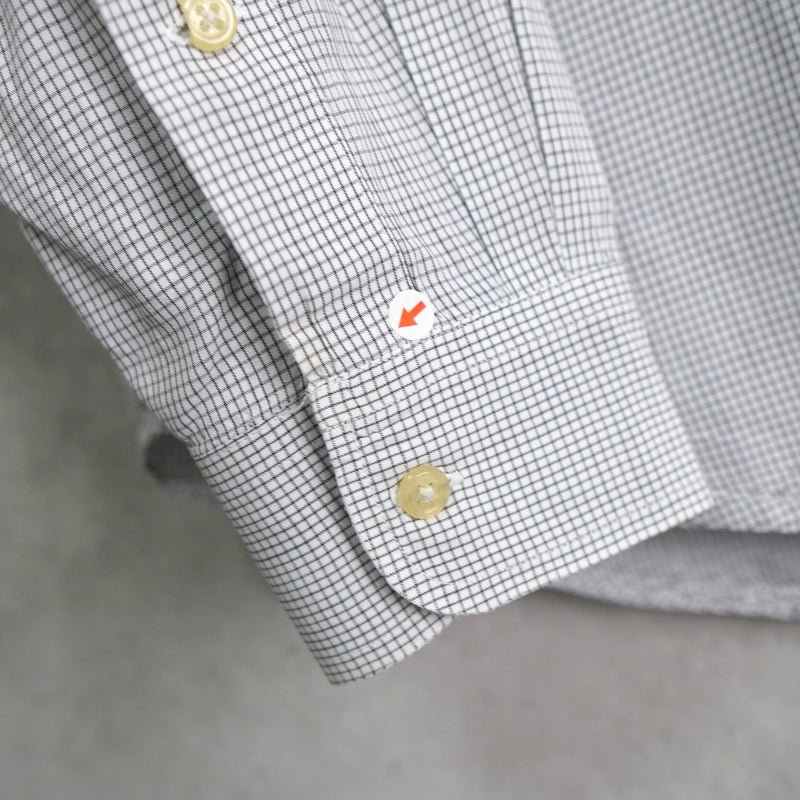 Logo Embroidery Check Shirt - NEWSED