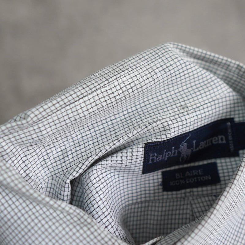 Logo Embroidery Check Shirt - NEWSED