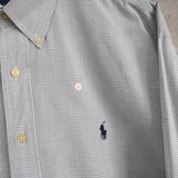 Logo Embroidery Check Shirt - NEWSED