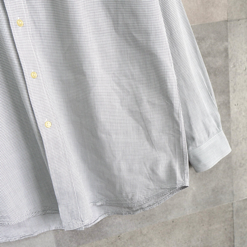 Logo Embroidery Check Shirt - NEWSED