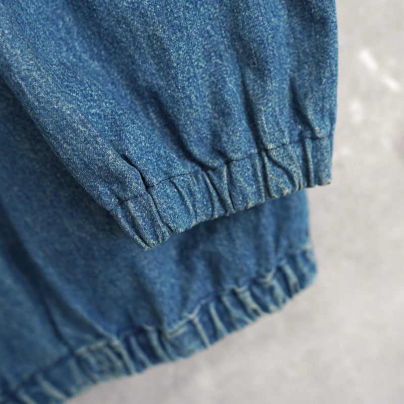 Logo Embroidery Denim Drizzler Jacket - NEWSED