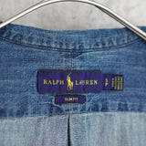 Logo Embroidery Denim Shirt - NEWSED
