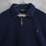 Logo Embroidery Fleece Jacket - NEWSED