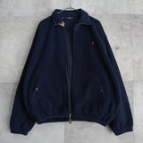 Logo Embroidery Fleece Jacket - NEWSED