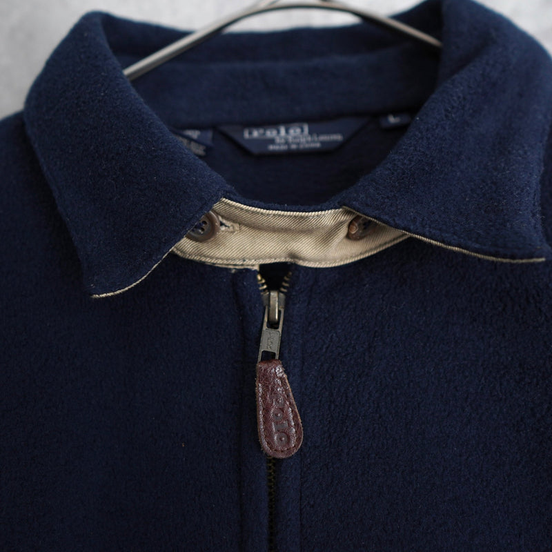 Logo Embroidery Fleece Jacket - NEWSED