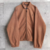 Logo Embroidery Fleece Jacket｜Made in USA - NEWSED