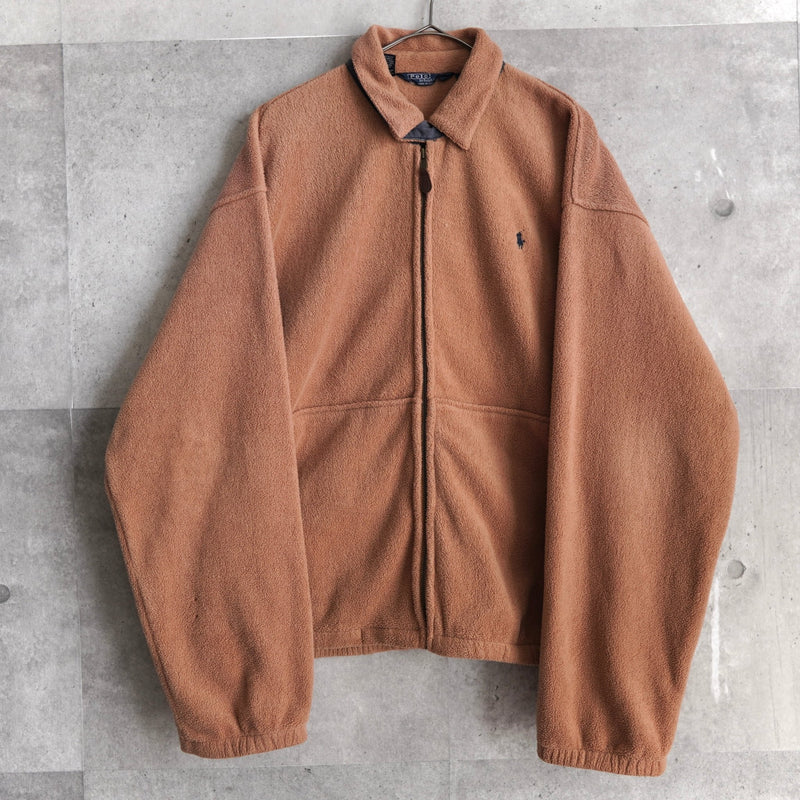 Logo Embroidery Fleece Jacket｜Made in USA - NEWSED