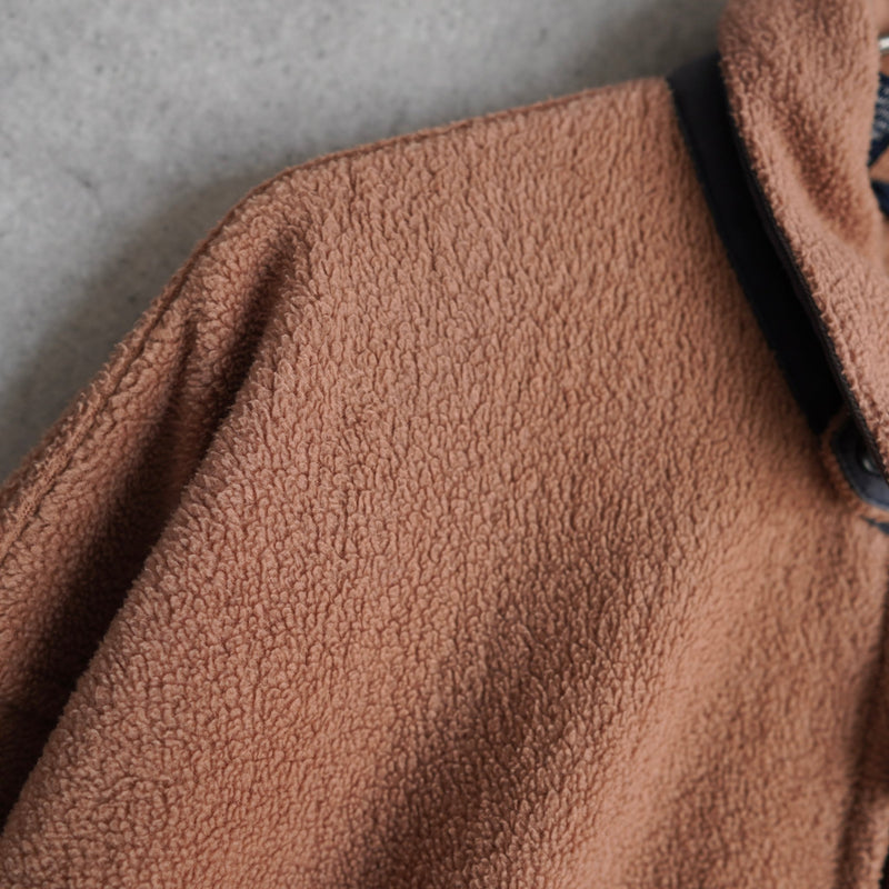 Logo Embroidery Fleece Jacket｜Made in USA - NEWSED