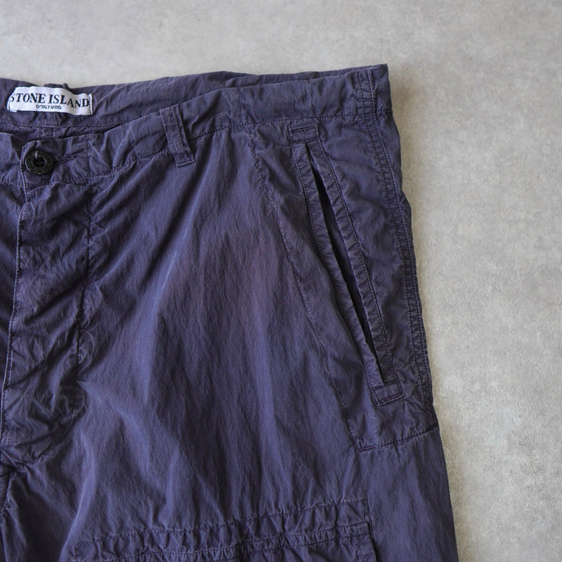 Logo Embroidery Garment Dye Short Pants - NEWSED