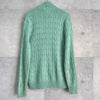 Logo Embroidery Half-zip Cable Knit Sweater