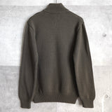 Logo Embroidery Half - zip Sweater - NEWSED