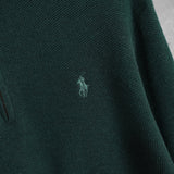 Logo Embroidery Half - zip Sweater - NEWSED