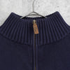 Logo Embroidery Half-zip Sweater
