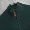 Logo Embroidery Half-zip Sweater