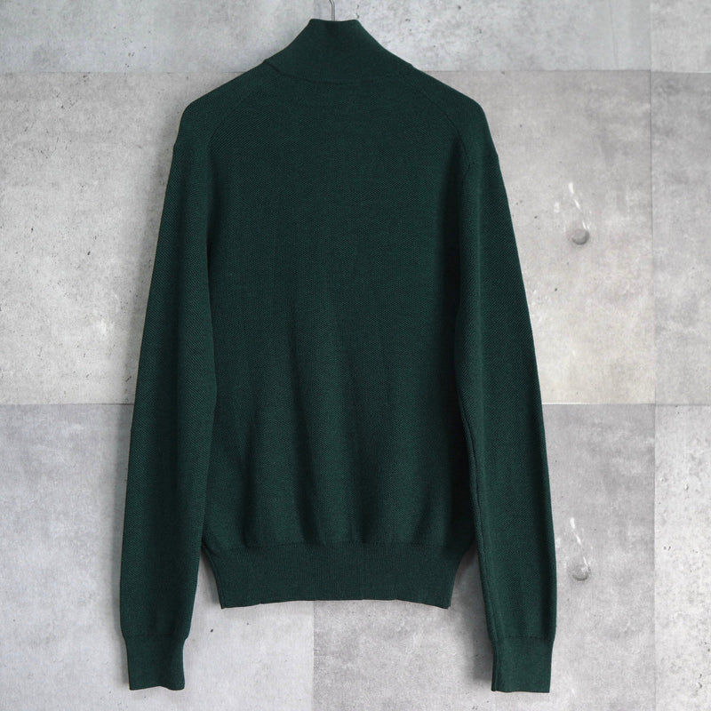 Logo Embroidery Half - zip Sweater - NEWSED