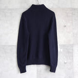 Logo Embroidery Half - zip Sweater - NEWSED
