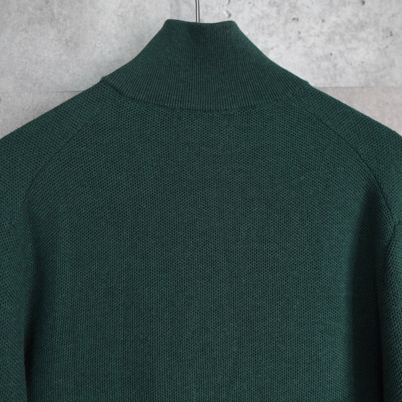 Logo Embroidery Half - zip Sweater - NEWSED