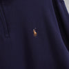 Logo Embroidery Half-zip Sweatshirt