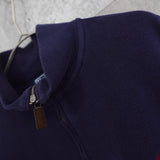 Logo Embroidery Half - zip Sweatshirt - NEWSED