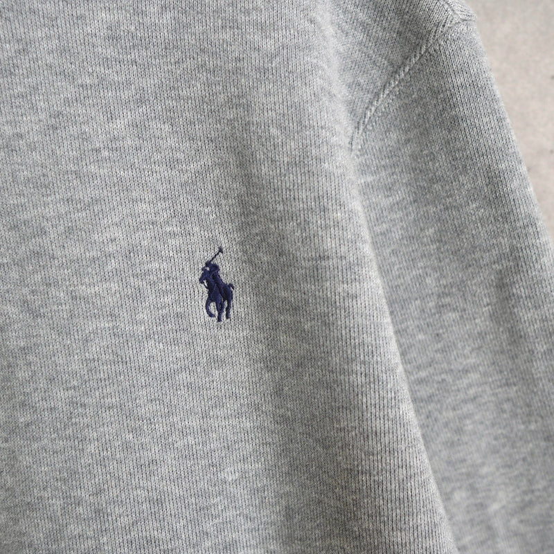 Logo Embroidery Half - zip Sweatshirt - NEWSED