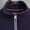 Logo Embroidery Half-zip Sweatshirt