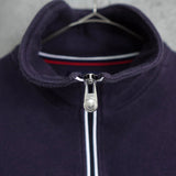 Logo Embroidery Half - zip Sweatshirt - NEWSED