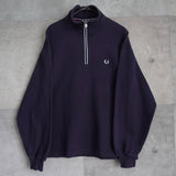 Logo Embroidery Half - zip Sweatshirt - NEWSED