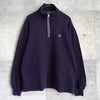 Logo Embroidery Half-zip Sweatshirt