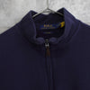 Logo Embroidery Half-zip Sweatshirt