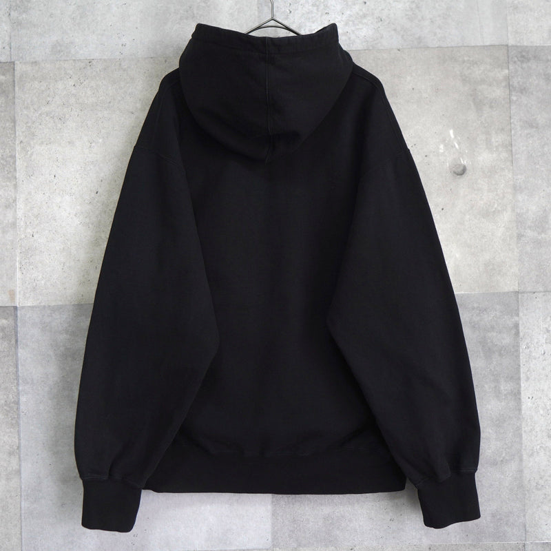 Logo Embroidery Heavy Cotton Hoodie - NEWSED