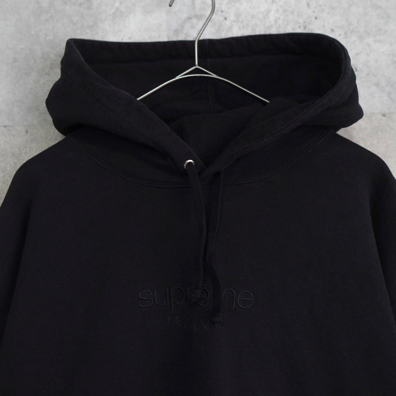 Logo Embroidery Heavy Cotton Hoodie - NEWSED