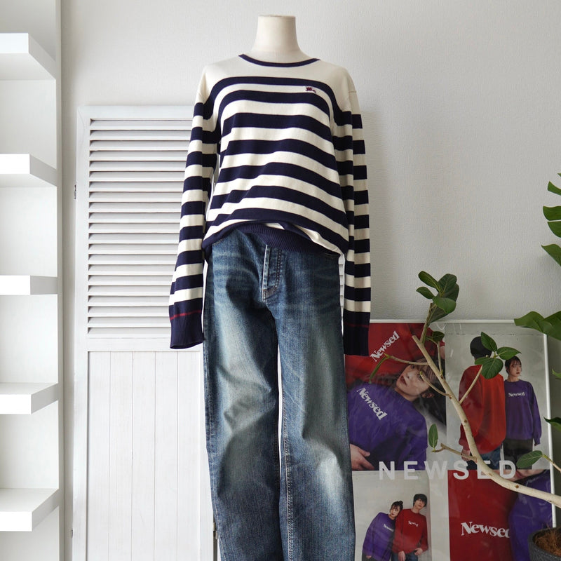 Logo Embroidery High - gauge Sweater - NEWSED