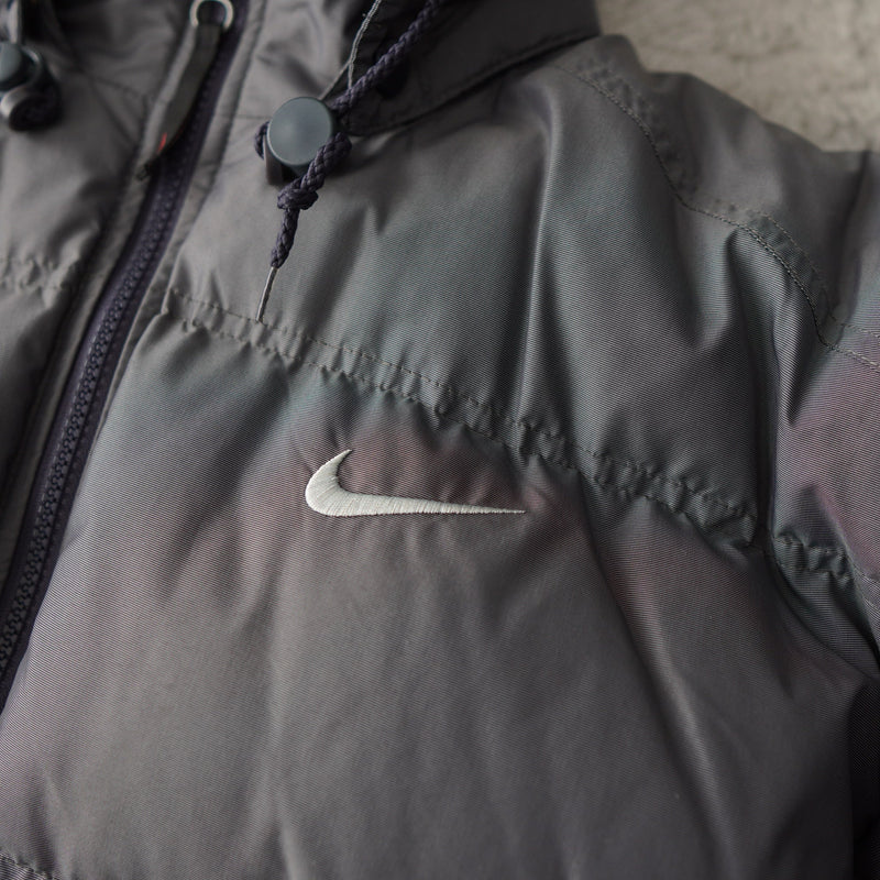 Logo Embroidery Hooded Down Jacket - NEWSED