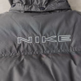 Logo Embroidery Hooded Down Jacket - NEWSED