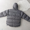 Logo Embroidery Hooded Down Jacket